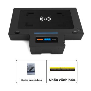 Sạc Không Dây Nhanh 15W Tương Thích QI Dành Cho iPhone Phụ Kiện Ô Tô Mercedes Benz A/B-Class GLB CLA/GLA EQA EQB