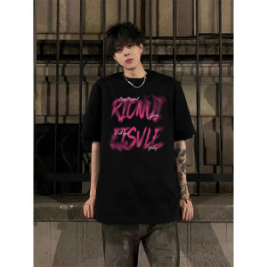 Áo Thun Nam Tay Ngắn Phong Cách Mỹ Thời Trang Mùa Hè Thường Ngày Bằng Cotton 100% Dệt Kim Dệt Kim Nguyên Chất