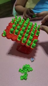 Alphar Toys 60PCS Stackable Balance Tree Toy Thinking Puzzle Toys Learning Math Kids Plays Family Gatherings Party