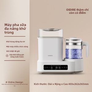 Oidire | Máy Hấp Sấy Bình Sữa Kính Giữ Nhiệt Không Chứa BPA