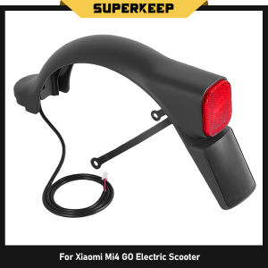 Rear Wheel Mudguard Including Brake Taillights Accessories Assembly For Xiaomi 4 GO Electric Scooter Rear Fender Repair Parts