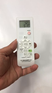 Remote Dùng Cho Máy Lạnh SHARP Điều Khiển Điều Hòa Nút Eco Kèm Pin AAA
