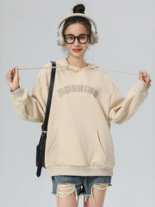 Warrior | Womens Long Sleeve Hooded Loose Casual Sweater