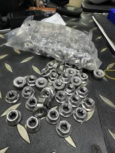 EXHAUST NUT STAINLESS FOR YAMAHA 8mm