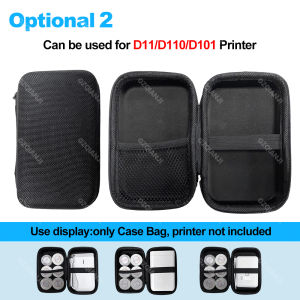 Bag Case Gray Black Color For Niimbot D11 D101 D110 B1 B21 B203 Label Thermal Printer USE Protective Shell