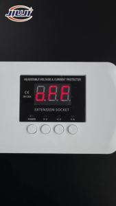 jiu ji | JIUJI JJSVA QC3 FC4 16A 220V Auto Over Under Voltage Current Protector Socket 3AC+2USB+1Type-C or 4AC Outlets