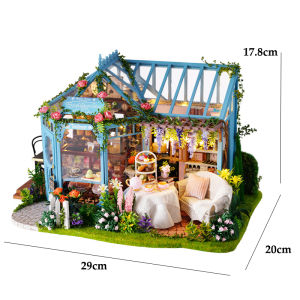 DIY Wooden Book Nook Shelf Insert Kit Home Model Dollhouse Miniature Bookends Doll Houses Bookshelf Handmade Xmas Birthday Gifts