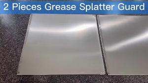 Splatter Guard Oil Frying Pan Kitchen Cooking Splash Stove Scald Proof Cover Board Aluminum