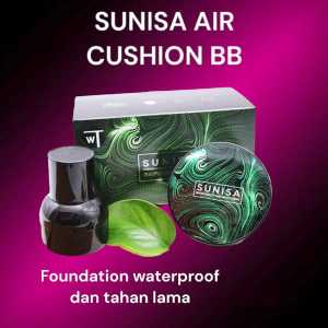 SUNISA Cushion BB Cream Foundation Bedak Waterproof