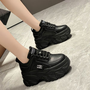 Trendy Dad Shoes Womens 2025 Spring Popular Thick Bottom Lightweight Heightening Slimming White Casual Sports Shoes