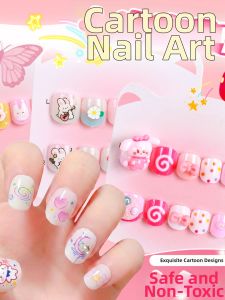 Cartoon Child-friendly Removable Gel Nail Stickers