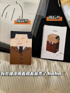 Xóa Nháp Dễ Xóa Không Để Lại Dấu Vết Hình Chú Lão Đầu Trọc Đồ Dùng Học Tập Sáng Tạo Hoạt Hình Đùa Giỡn Học Sinh Thi