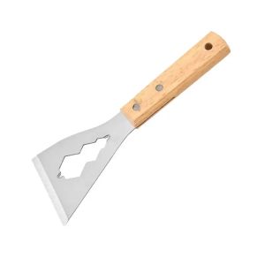 Wood Handle Multi-Purpose Putty Knife Steel Thickened Plaster Filling Spatula Scraper Hand Tool for Wall Decor Paint Tool