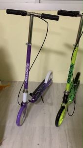 สกู๊ตเตอร์2ล้อ สกู๊ตเตอร์ 1 สกู๊ตเตอร์ขาไถ เบรคมือ สกู๊ตเตอร์ผู้ใหญ่วัยรุ่นเมืองพับได้ Adult Scooter สกู๊ตเตอร์ ผู้ใหญ่ Scooter รองรับน้ำหนักไ