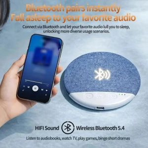 Mini Sleeping Bluetooth Speaker Nature Sound White Noise Soundbar Wireless MP3 Music Player Ultra Thin Timed Shutdown Audio Pla