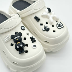 10Pcs/Set Crocs Charms Cartoon 3D Violent Bear Balloon Dog Shoe Buckle Detachable Shoe Decoration for Crocs