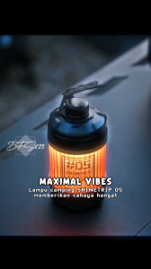 SHINETRIP 05 Series Lampu Hanging Tent Rotating 19 Glimmer Mode Lampu Kemah Gantung Type-C 1000 mAh Camping Outdoor