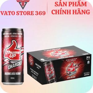 Nước tăng lực có ga THUMS UP vị dâu rừng lon 320ml
