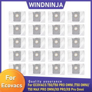 Dust Bags For Ecovacs Deebot T50 Pro Omni/T50 Omni/T50 MAX PRO OMNI/X8 Pro Omni/T80 OMNI/X9 PRO OMNI/Yeedi S14 Vacuum Cleaner