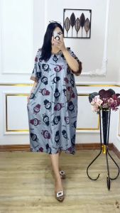 Daster Dress Karakter Motiv Terviral Dress kekinian Terbaru Ld 125 Pb 115 Jumbo