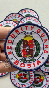SOSIA and PADPAO Woven patch - Premium Quality (not printed not embroidered)