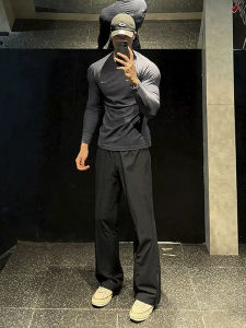 CHENMU | American Breathable Mesh IcySilk Loose Straight Casual Pants