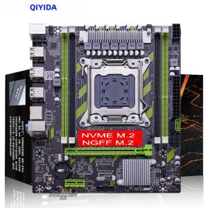 QIYIDA X79 Bo Mạch Chủ LGA2011 Ổ Cắm DDR3 Hỗ Trợ RAM SATA3 USB PCI-E M.2 SSD Tương Thích Với Bộ Xử Lý Xeon E5 Dành Cho Máy Tính Để Bàn