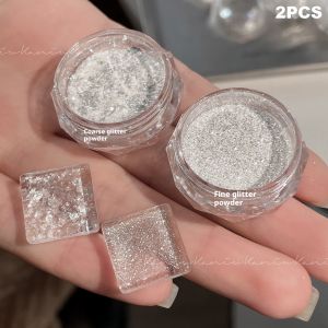 Kaniu Knocking Immortal Snow Velvet Nail Art UV Gel Manicure Nail Art High Gloss Light Bulb Fine Glitter Powder Nail Polish