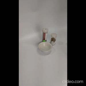 140ml Auto Spice Dispenser – Thick Glass Jar for Salt Pepper and Other Spices