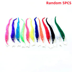Meade | 5/10/15Pcs Novelty Funny Props Caterpillars Seahorse Elf Magic Worm Twisty Christmas Halloween Wizard Weird Tricks Toy Kid Gifts