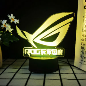 GAMER 3D LED Lamp Cool Gaming Room Setup Lighting Decoration for Gamer Bedroom Cute Room Decor Game Logo Lamps Personalized Gift