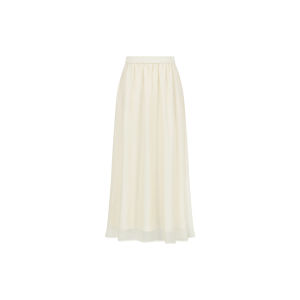 MEIYANG | Lyracel Light Semi-skirt Strapped Waist Flared
