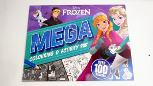 Disney Frozen Mega Colouring & Activity Pad To Color Large Format With 100+ Stickers For Kids