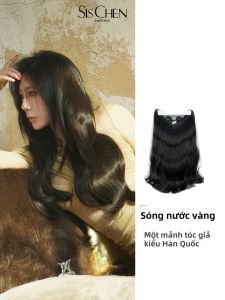 SISCHEN | Thinning Concealing Volume Hair Extension Large Waves Long Curly Lightweight Piece