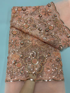 หรูหราแอฟริกันลําดับผ้าลูกไม้ 2025 คุณภาพสูงลูกไม้เย็บปักถักร้อยลูกปัดผ้าตาข่ายสําหรับงานแต่งงานของผู้หญิงชุด