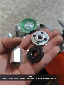1Set Angle Grinder Adapter Metal M14 to M10 Adapter Slotting Polishing Grinder Thread Converter