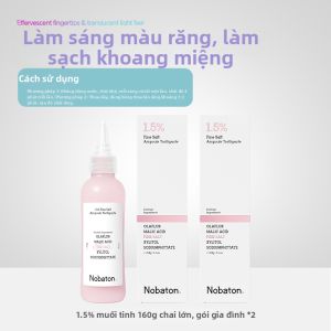Nobaton | Kem Đánh Răng Có Fluoride Làm Trắng Muối Hồng 160g