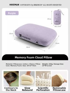 HIKEMAN | Memory Foam Slow Rebound Neck Support Pillow