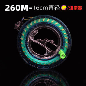 Portable Anti-Tangle Kite Line Reel 150m Nylon Kite Line Hand Brake Line Axis Simple Practical Plastic Wind-Up Toy for Adults And Kids