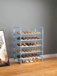 MOD Multi Layer Shoe Cabinet Transparent Storage Rack Dustproof Shoe Organizer Space Saving Closet Shelf for Home Bedroom Entryway Shoes Storage