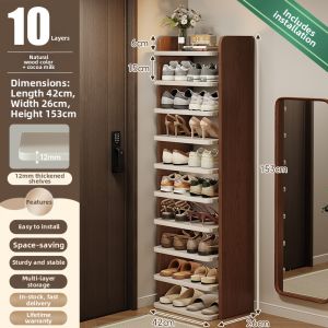 Space-saving Multi-layer Entry Shoe Cabinet