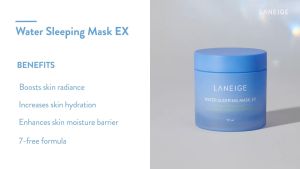 Laneige Water Sleeping Mask_EX 70mlSleeping Microbiome Brightening Hydrating Softening Masks