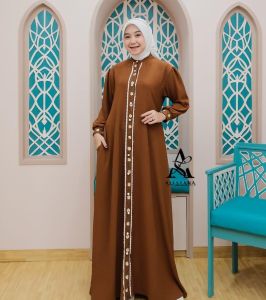 UK HIJAB- Cleya dress bordir mewah ALESYANA TERMUUURAHHHH