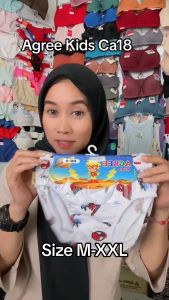 12pcs Agree Kids CA18 Celana Dalam Anak Laki-laki Bahan Katun Adem Motif Spiderman