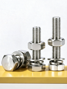 BAIRUITE | Hexagon 316 Stainless Steel Long Screws and Nuts Set