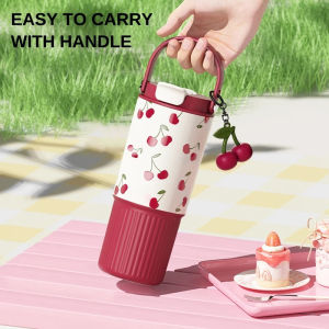 Chovy 316 Stainless Steel Insulated Mug Hot and Cold Vacuum Insulated Cup Double Mouth Straw Cup Water Bottle