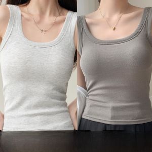 MiiOW | Áo ba lỗ nữ MiiOW Cat Person 2025 mùa thu mới nhanh bán chạy có đệm ngực mặc trong ngoài trời cơ bản che mông giảm béo