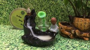 Thác Khói Trầm Hương - Sư Tiểu Bên Thác tặng 05 nụ khói ngược