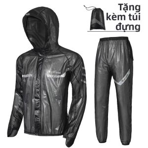 West Biking | Bộ Áo Khoác và Quần Chống Thấm Phản Quang cho Đạp Xe