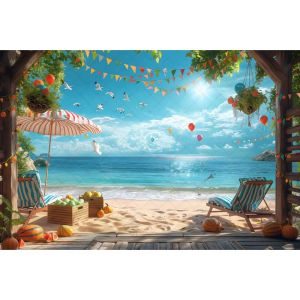 Summer Pool Party Beach Hawaii Jigsaw Puzzle 1000 Pieces For Adults Family Quality Time Cognitive Training Mind Game Toy